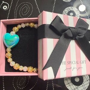 Tiffany & Co. Gold and Turquoise Beaded Bracelet